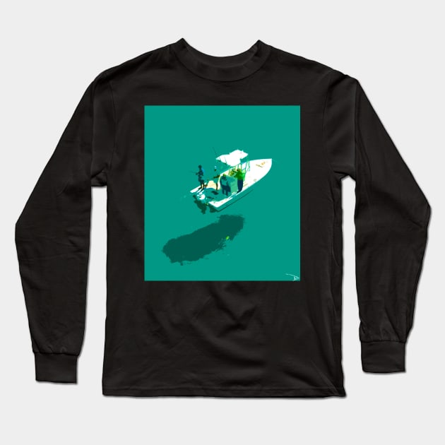 Fish On Long Sleeve T-Shirt by dltphoto